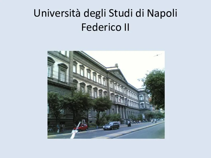 Università degli Studi di Napoli Federico II