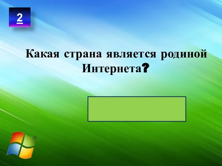 Какая страна является родиной Интернета? США