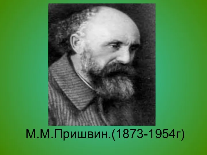 М.М.Пришвин.(1873-1954г)
