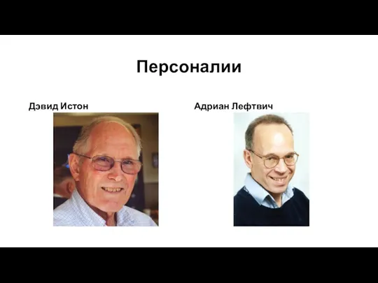 Персоналии Дэвид Истон Адриан Лефтвич