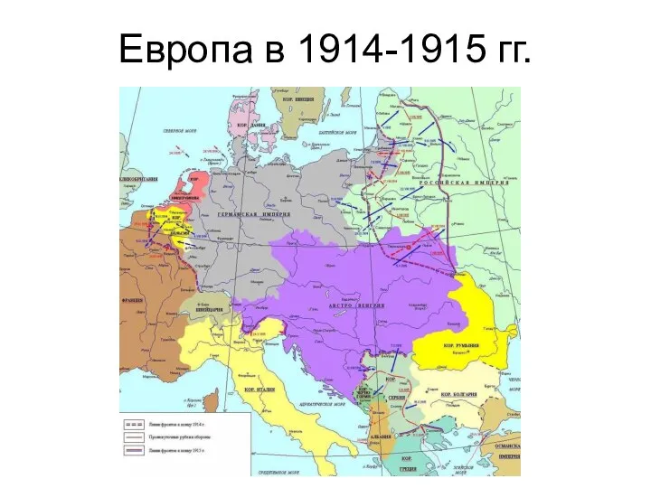 Европа в 1914-1915 гг.