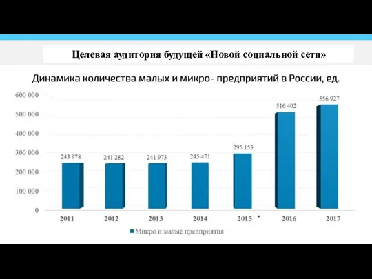 Целевая аудитория будущей «Новой социальной сети»