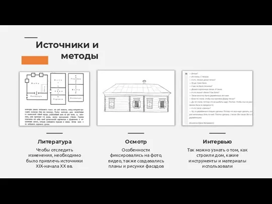 Источники и методы Чтобы отследить изменения, необходимо было привлечь источники XIX-начала XX