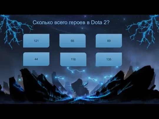 Cколько всего героев в Dota 2? 66 89 116 44 135 121