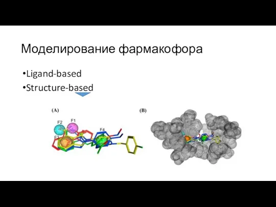 Моделирование фармакофора Ligand-based Structure-based
