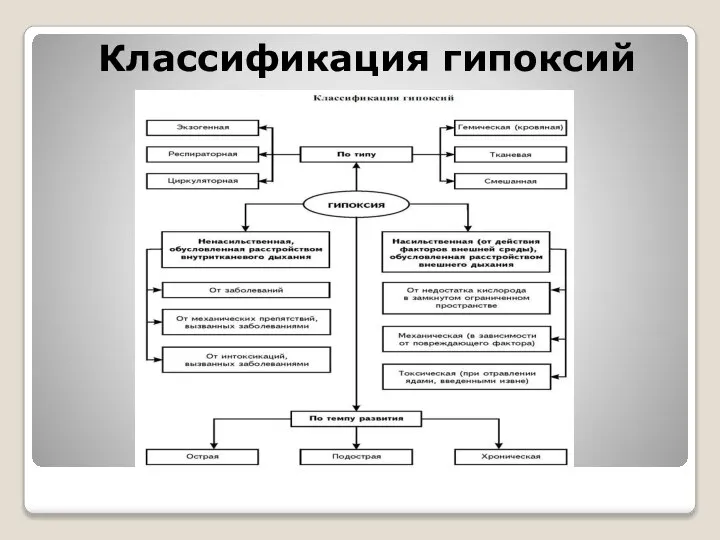 Классификация гипоксий