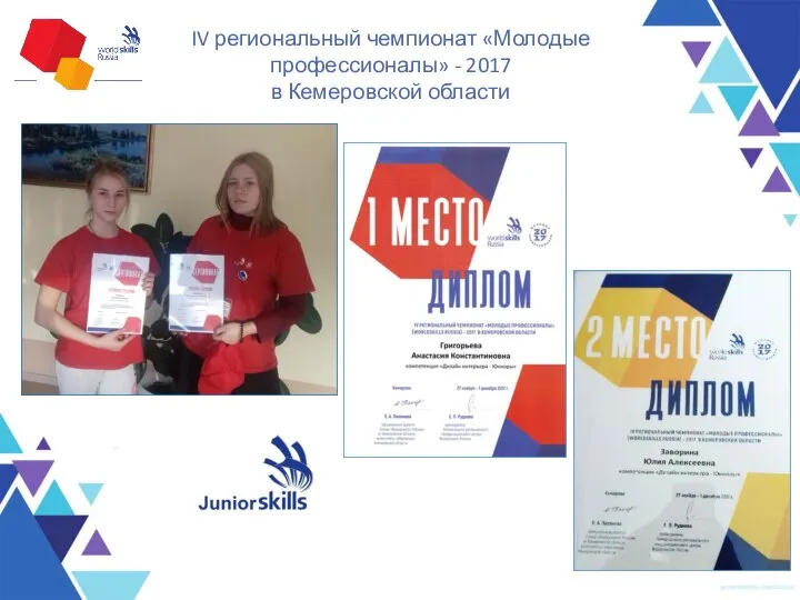 IV региональный чемпионат «Молодые профессионалы» - 2017 в Кемеровской области