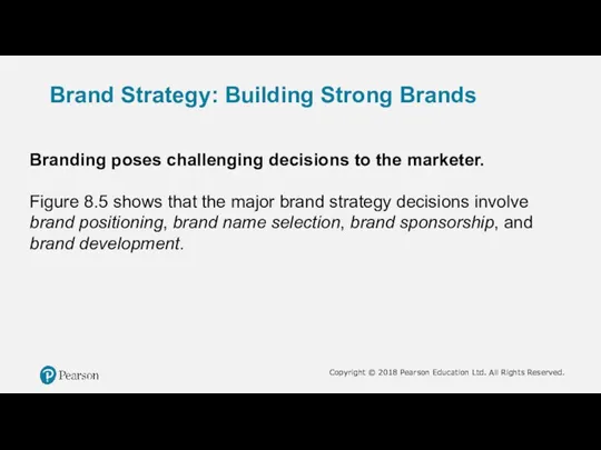 Branding poses challenging decisions to the marketer. Figure 8.5 shows that the