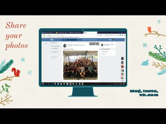 Share your photos blog, Insta, vk.com Place your screenshot here