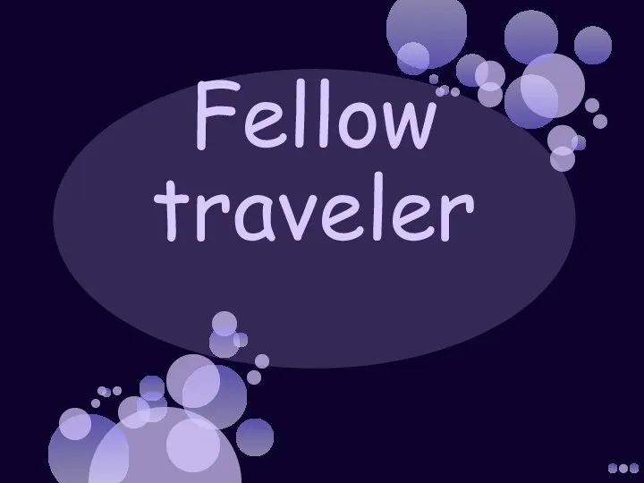 Fellow traveler