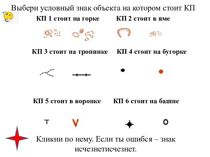 КП 1 стоит на горке КП 2 стоит в яме КП 3