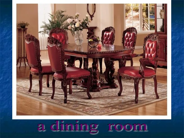 a dining room