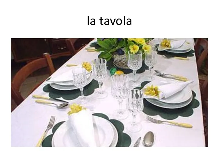 la tavola