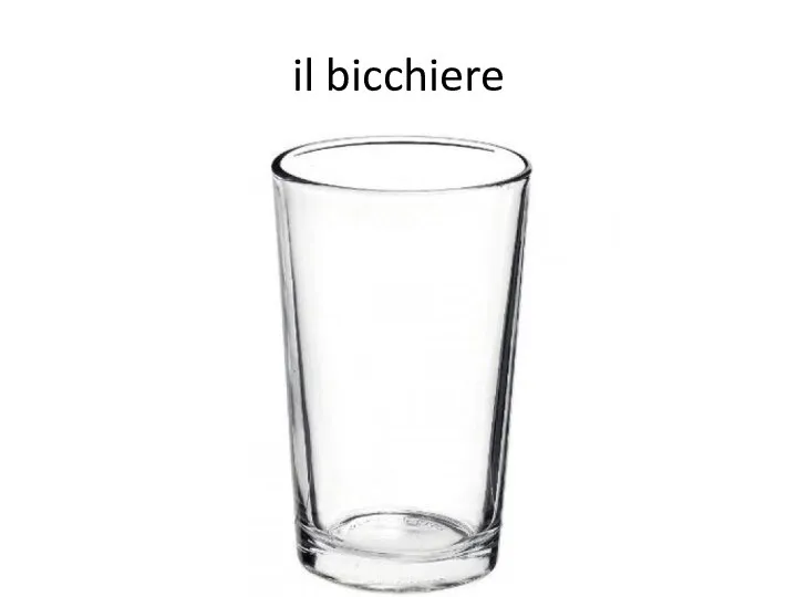 il bicchiere