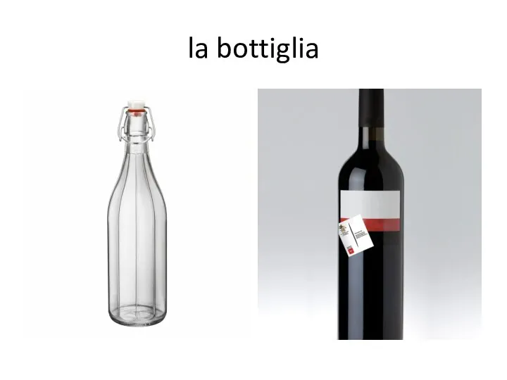 la bottiglia