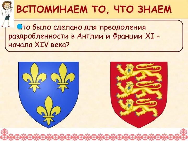 Что было сделано для преодоления раздробленности в Англии и Франции XI –