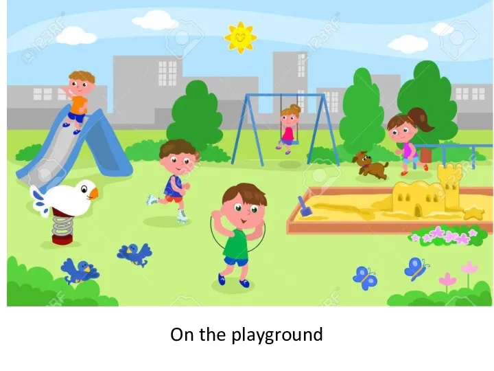 On the playground
