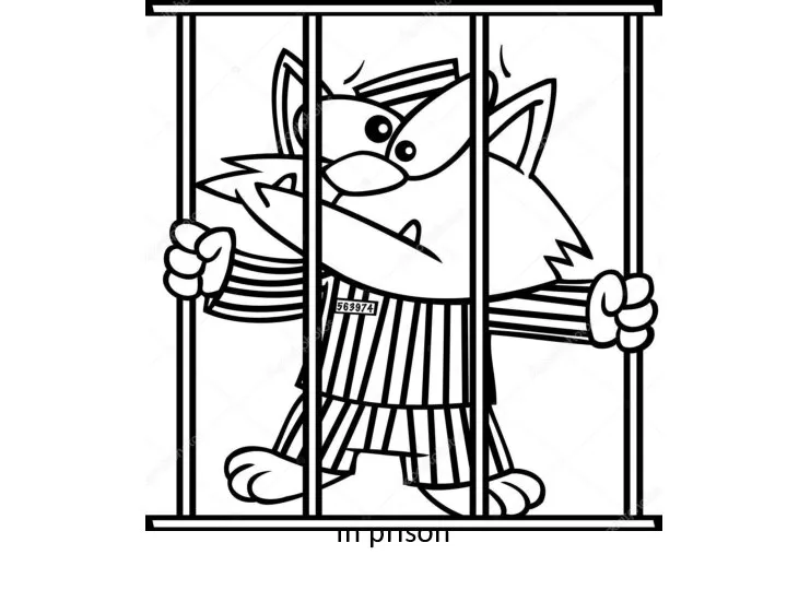 In prison