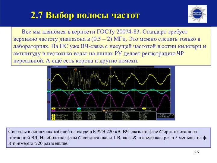 Все мы клянёмся в верности ГОСТу 20074-83. Стандарт требует верхнюю частоту диапазона