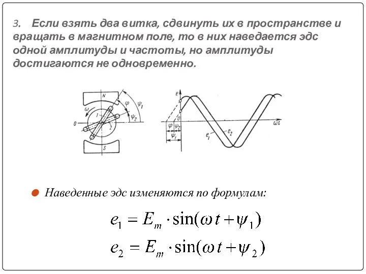 3. Если взять два витка, сдвинуть их в пространстве и вращать в