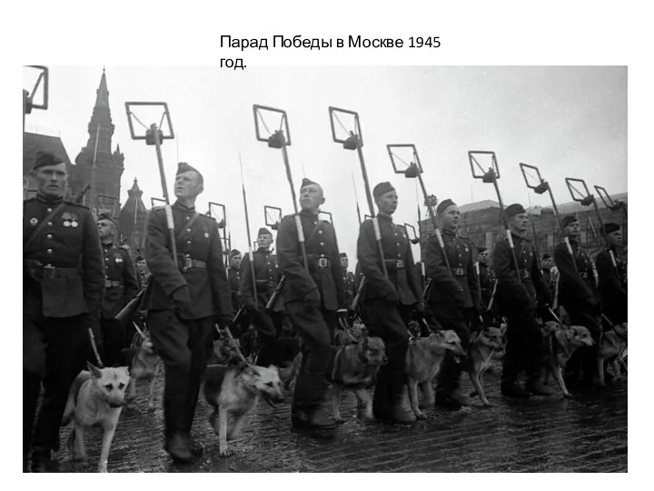 Парад Победы в Москве 1945 год.