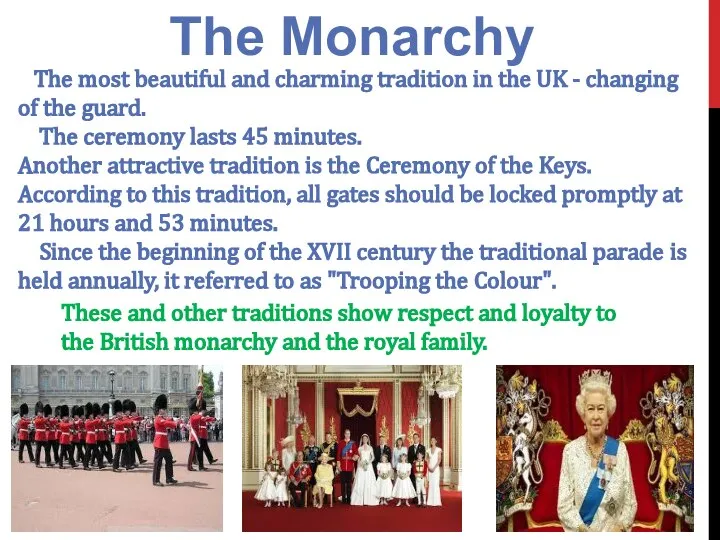 The most beautiful and charming tradition in the UK - changing of