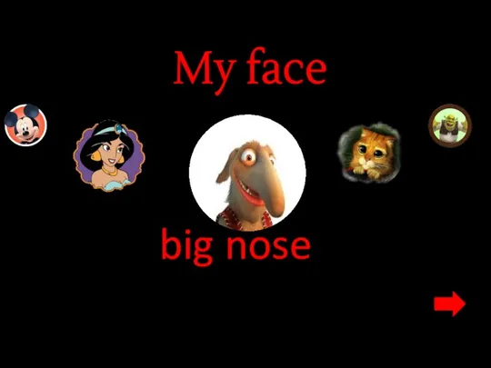 My face big nose