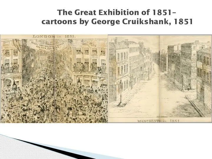 The Great Exhibition of 1851– cartoons by George Cruikshank, 1851