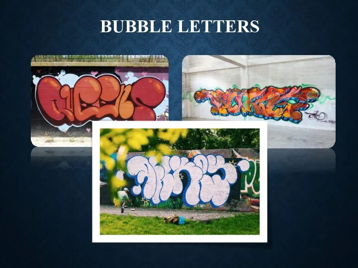 BUBBLE LETTERS