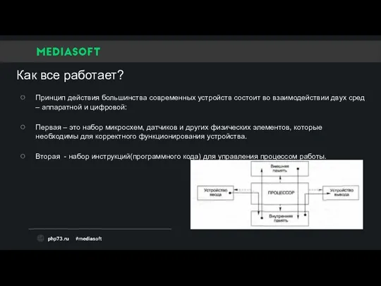 Как все работает? Принцип действия большинства современных устройств состоит во взаимодействии двух