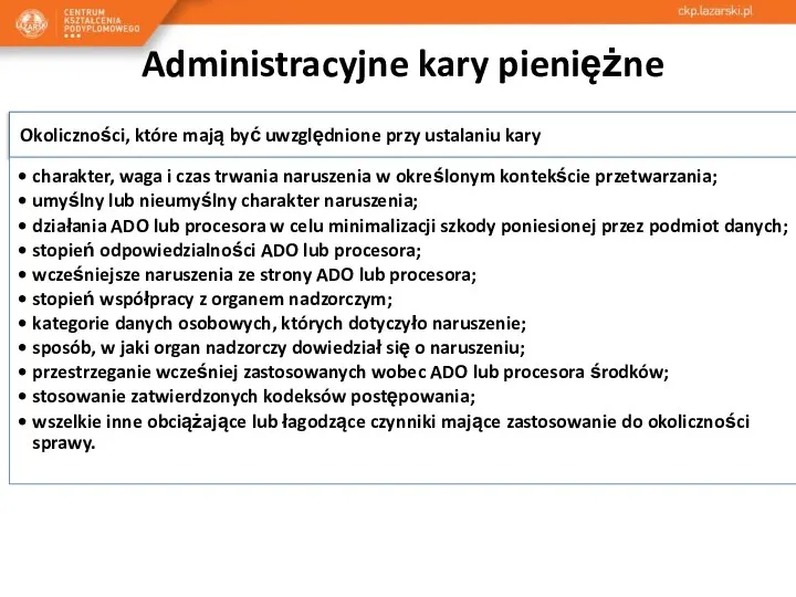 Administracyjne kary pieniężne