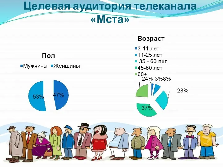 Целевая аудитория телеканала «Мста»