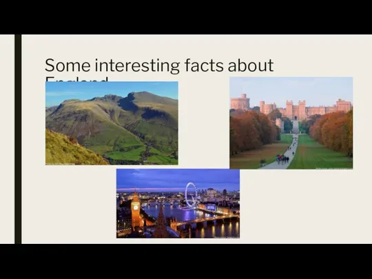 Some interesting facts about England