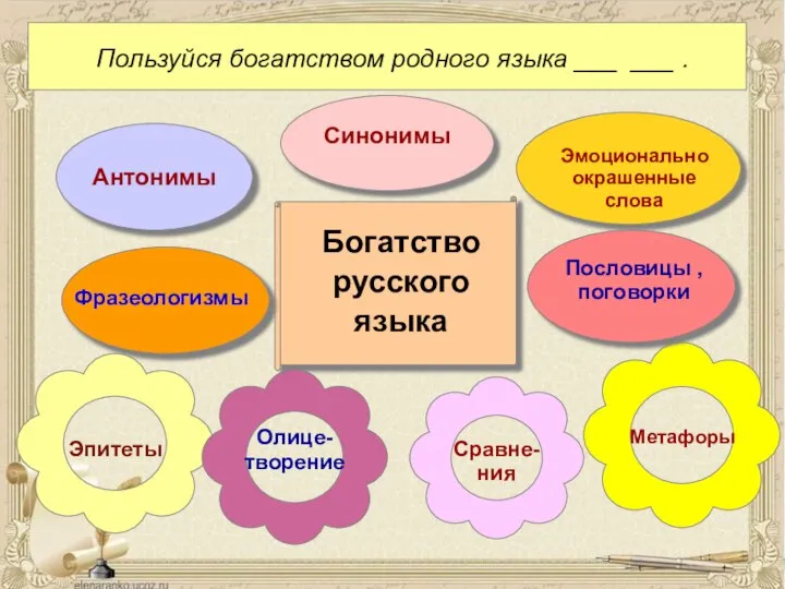 Какие богатства русского языка