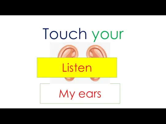 Touch your My ears Listen
