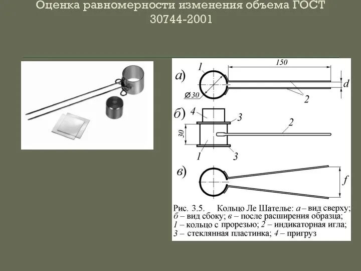 Оценка равномерности изменения объема ГОСТ 30744-2001