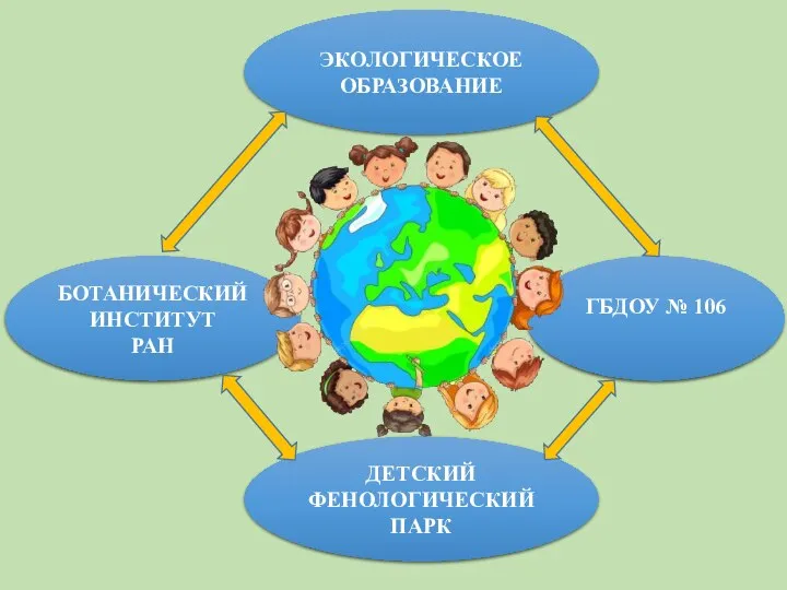 ЭКОЛОГИЧЕСКОЕ ОБРАЗОВАНИЕ ДЕТСКИЙ ФЕНОЛОГИЧЕСКИЙ ПАРК ГБДОУ № 106 БОТАНИЧЕСКИЙ ИНСТИТУТ РАН