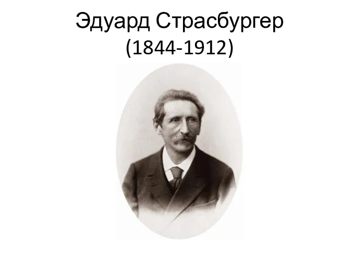 Эдуард Страсбургер (1844-1912)