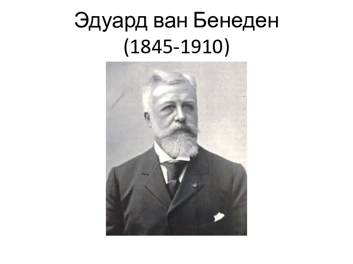 Эдуард ван Бенеден (1845-1910)