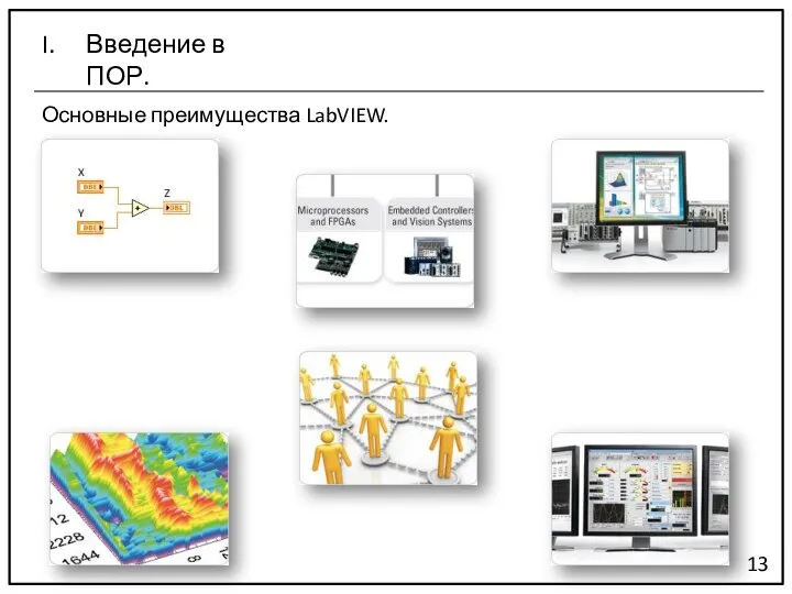 Основные преимущества LabVIEW. 13 Введение в ПОР.