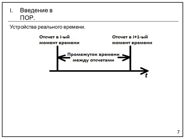 Устройства реального времени. 7 Введение в ПОР.