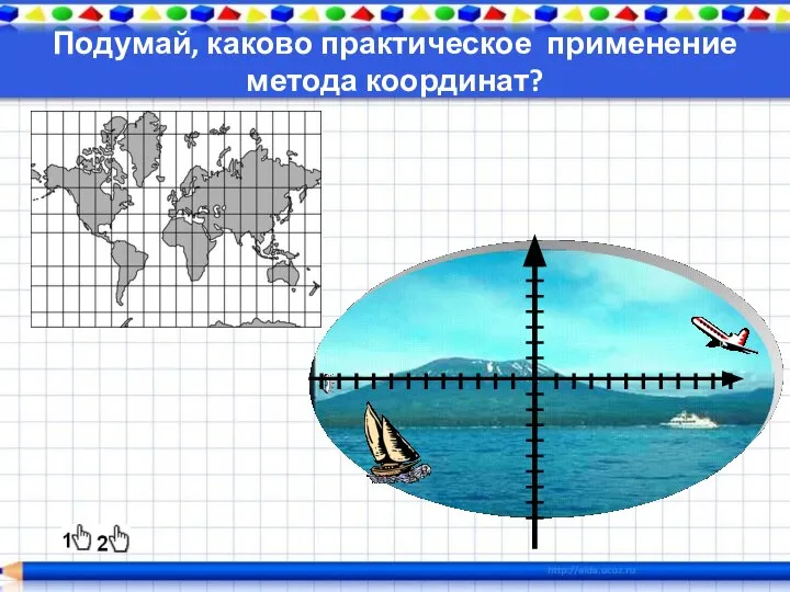 Подумай, каково практическое применение метода координат?