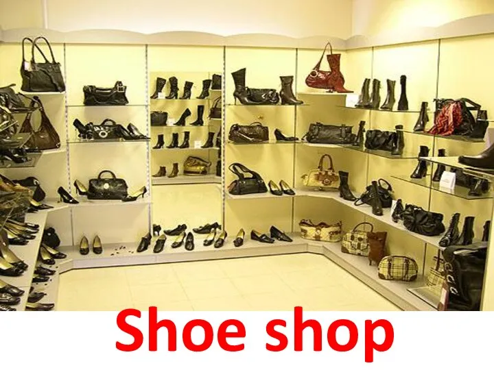 Shoe shop