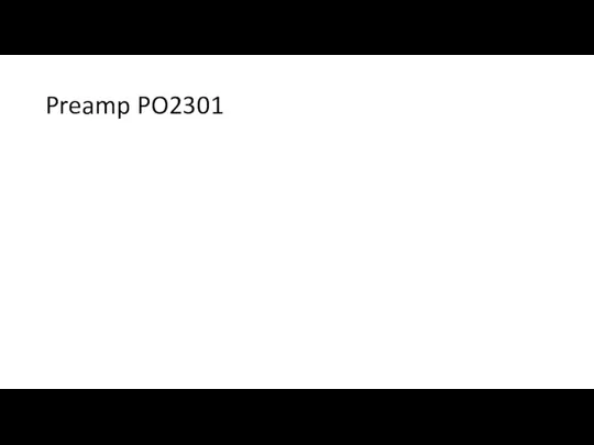 Preamp PO2301