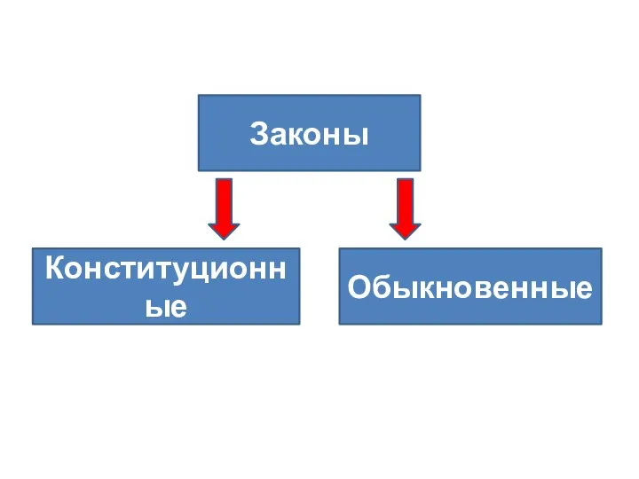 Законы Обыкновенные Конституционные