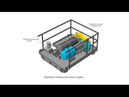 Грузовая тележка мостового крана