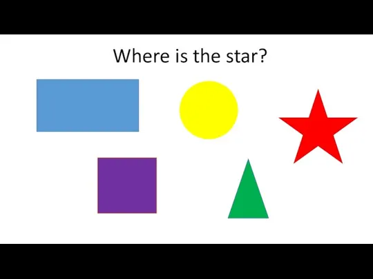 Where is the star?