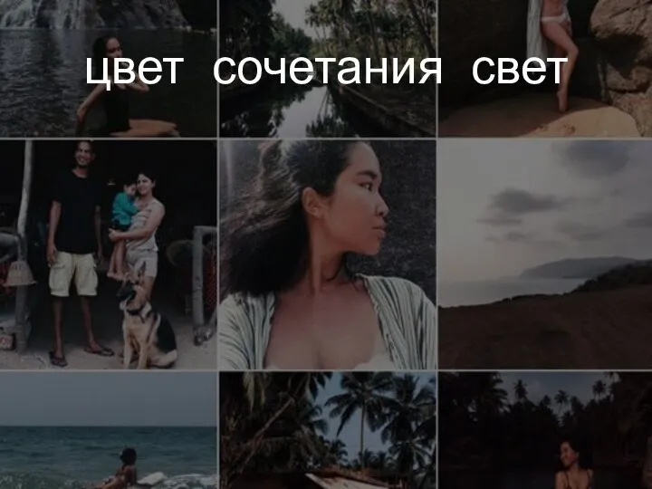 цвет сочетания свет