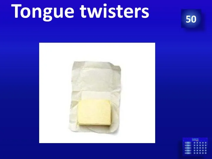 50 Tongue twisters