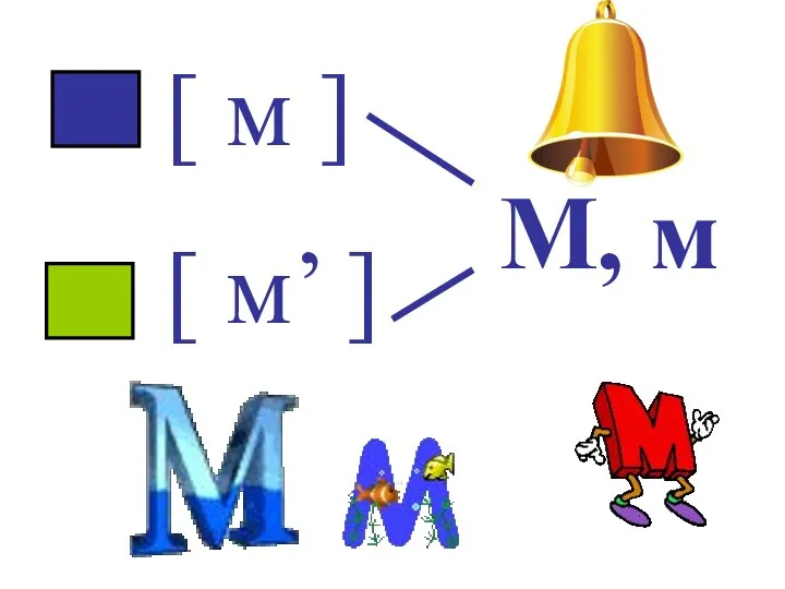 [ м ] [ м’ ] М, м